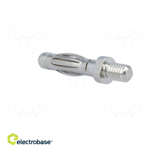 Plug | 4mm banana | 32A | 60VDC | 26mm | Plating: nickel plated image 4
