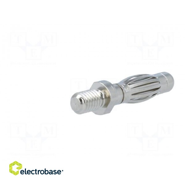 Plug | 4mm banana | 32A | 60VDC | 26mm | Plating: nickel plated image 6