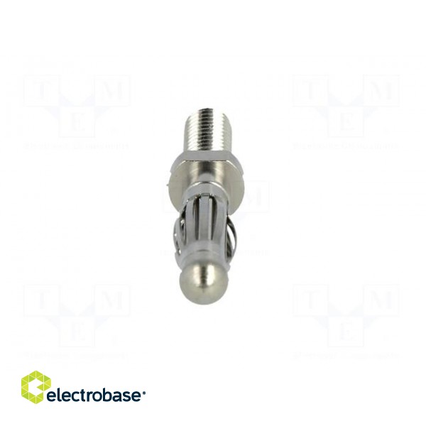 Plug | 4mm banana | 32A | 33VAC | 70VDC | 30mm | nickel plated | Thread: M4 image 9