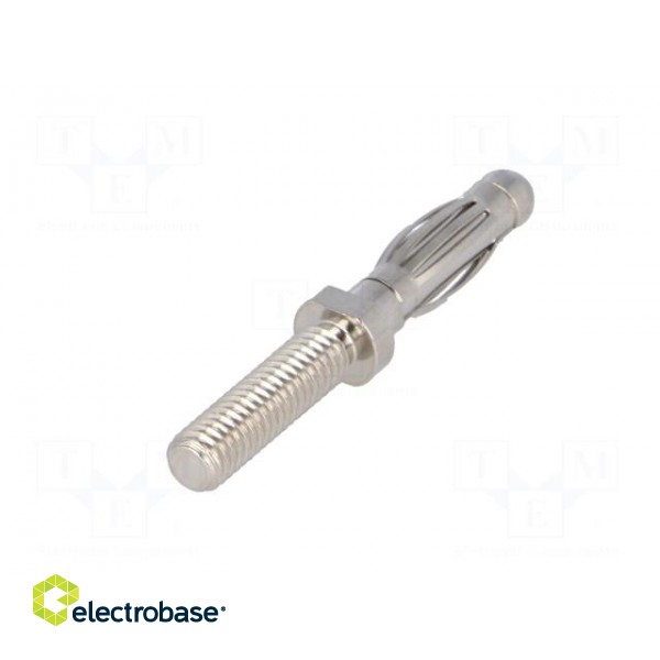 Plug | 4mm banana | 32A | 60VDC | 35mm | Plating: nickel plated image 6