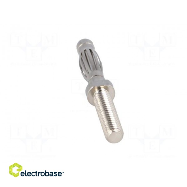 Plug | 4mm banana | 32A | 60VDC | 35mm | Plating: nickel plated image 5