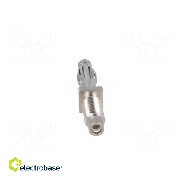 Plug | 4mm banana | 32A | 70VDC | 38.5mm | Plating: nickel plated image 5