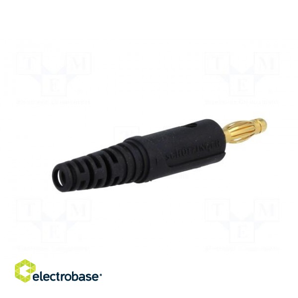 Plug | 4mm banana | 32A | 60VDC | black | Max.wire diam: 2.8mm image 6