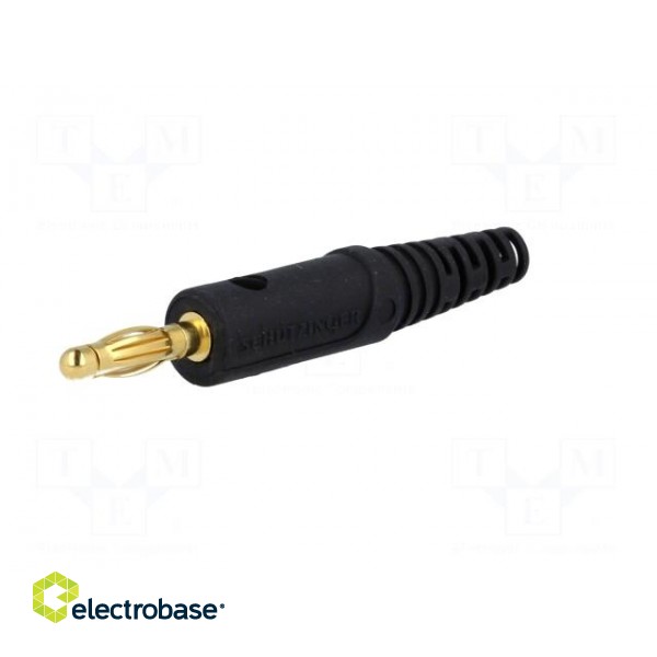 Plug | 4mm banana | 32A | 60VDC | black | Max.wire diam: 2.8mm image 2