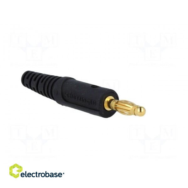 Plug | 4mm banana | 32A | 60VDC | black | Max.wire diam: 2.8mm image 8