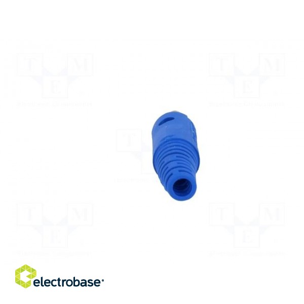 Plug | 4mm banana | 32A | 60VDC | blue | Max.wire diam: 2.8mm image 5