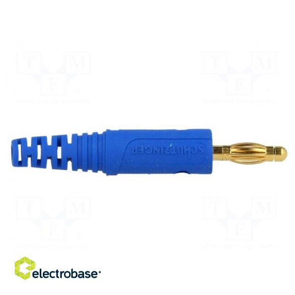 Plug | 4mm banana | 32A | 60VDC | blue | Max.wire diam: 2.8mm image 7