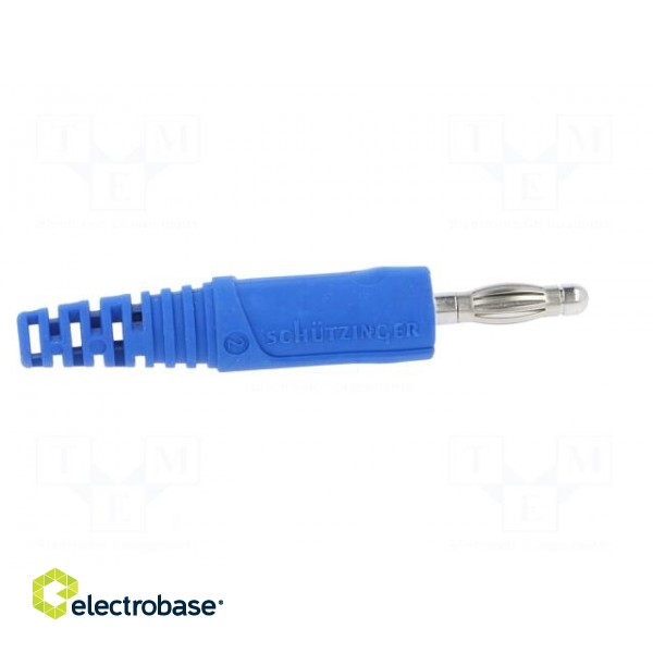 Plug | 4mm banana | 32A | 70VDC | blue | non-insulated image 7