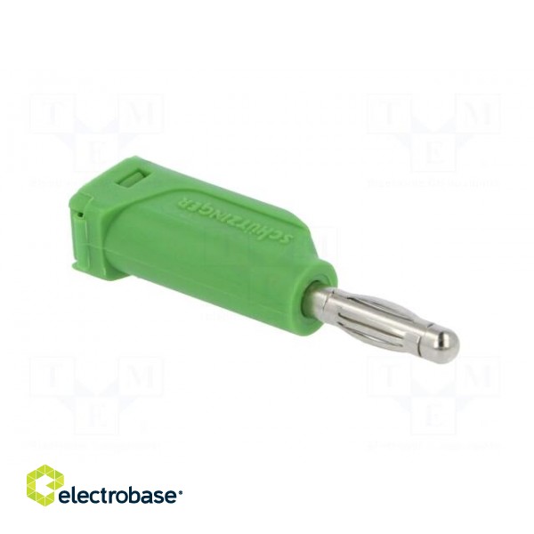 Plug | 4mm banana | 32A | 70VDC | green | Max.wire diam: 4mm | 2.5mm2 image 8