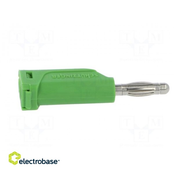 Plug | 4mm banana | 32A | 70VDC | green | Max.wire diam: 4mm | 2.5mm2 image 7