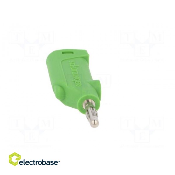 Plug | 4mm banana | 32A | 33VAC | 70VDC | green | Max.wire diam: 4mm | 3mΩ image 9