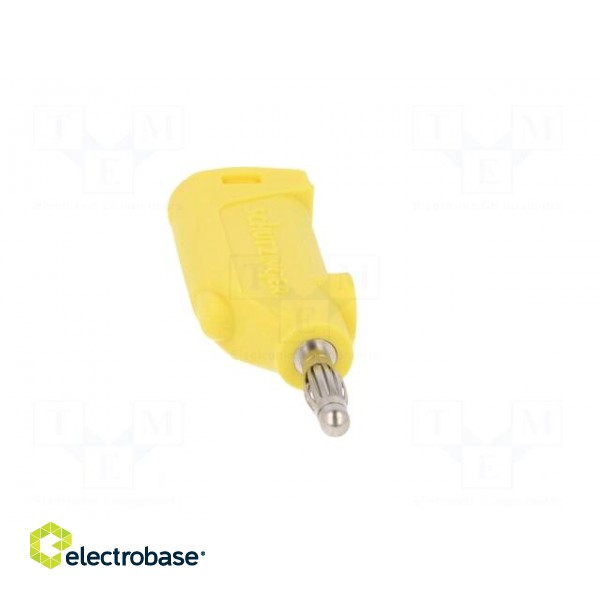 Plug | 4mm banana | 32A | 33VAC | 70VDC | yellow | Max.wire diam: 4mm image 9