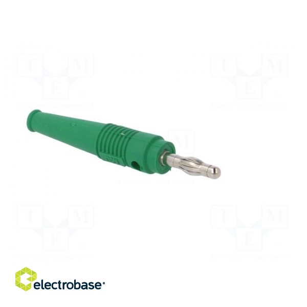 Plug | 4mm banana | 32A | green | 2.5mm2 | nickel plated | soldered | 69mm image 8