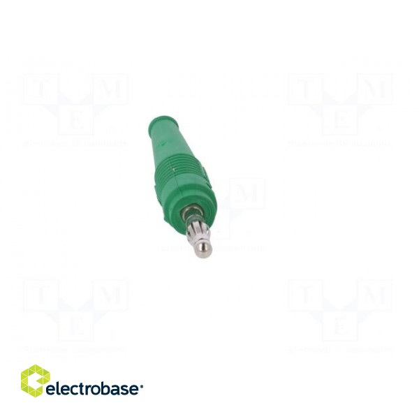 Plug | 4mm banana | 32A | green | 2.5mm2 | nickel plated | soldered | 69mm image 9