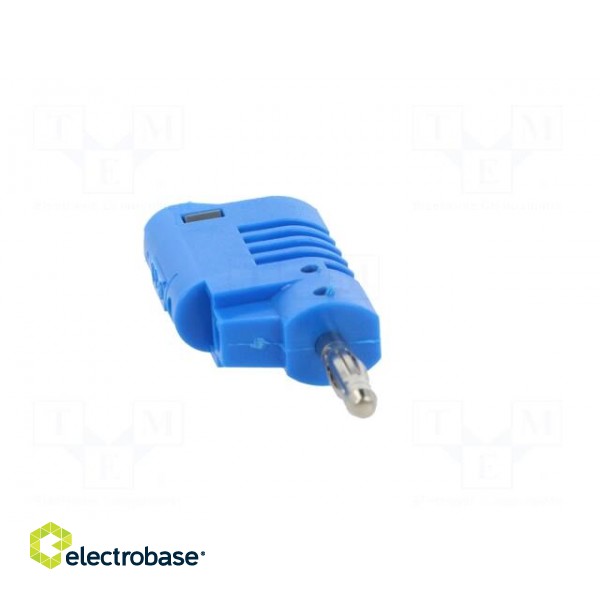 Plug | 4mm banana | 36A | 30VAC | 60VDC | blue | non-insulated | 57.2mm image 9