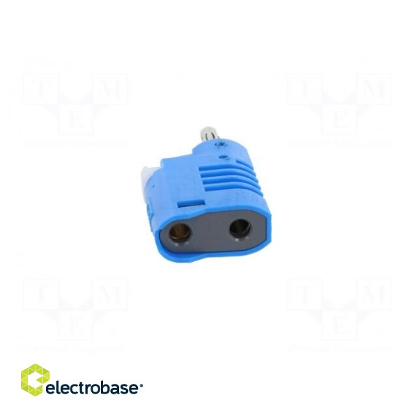 Plug | 4mm banana | 36A | 30VAC | 60VDC | blue | non-insulated | 57.2mm image 5