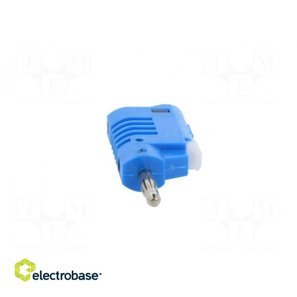 Plug | 4mm banana | 36A | 30VAC | 60VDC | blue | non-insulated | 57.2mm image 9