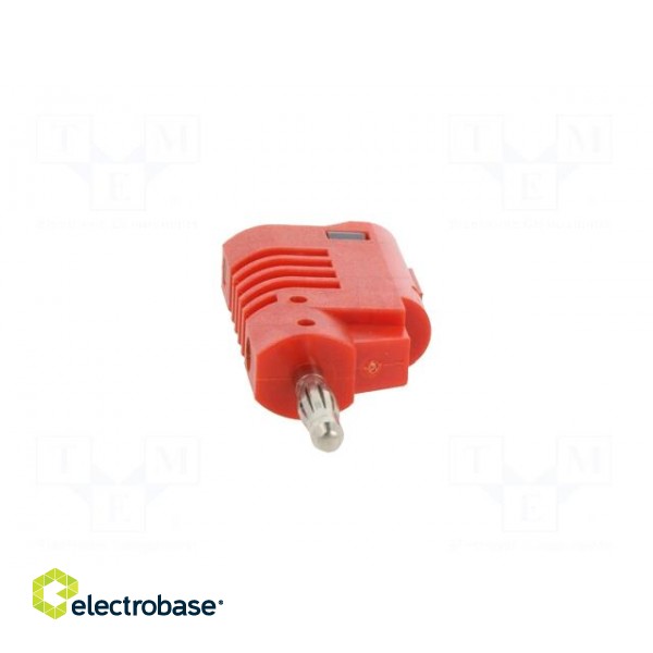 Plug | 4mm banana | 36A | 30VAC | 60VDC | red | non-insulated | 57.2mm image 9
