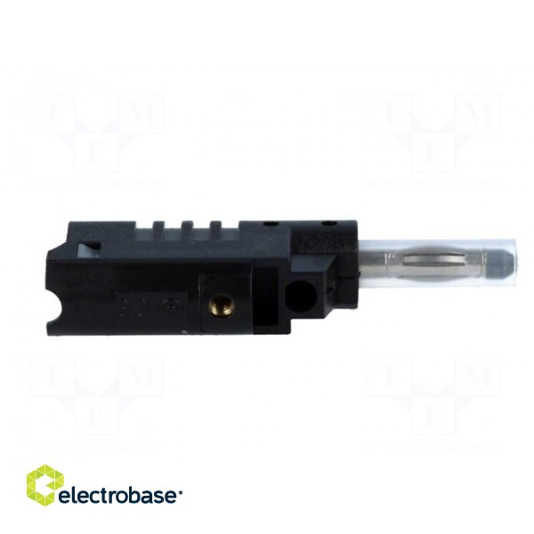 Plug | 4mm banana | 36A | 70VDC | black | 2.5mm2 | on cable image 7