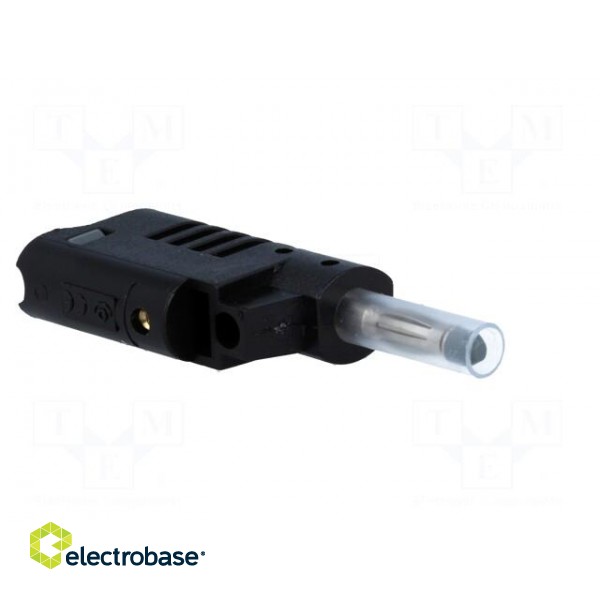Plug | 4mm banana | 36A | 70VDC | black | 2.5mm2 | on cable image 8