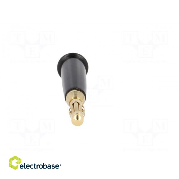 Plug | 4mm banana | 60VDC | black | non-insulated | Max.wire diam: 5mm фото 9