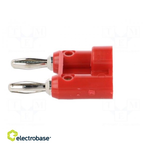 Stackable safety shunt | 15A | 5kV | red | non-insulated | 39.37mm фото 3
