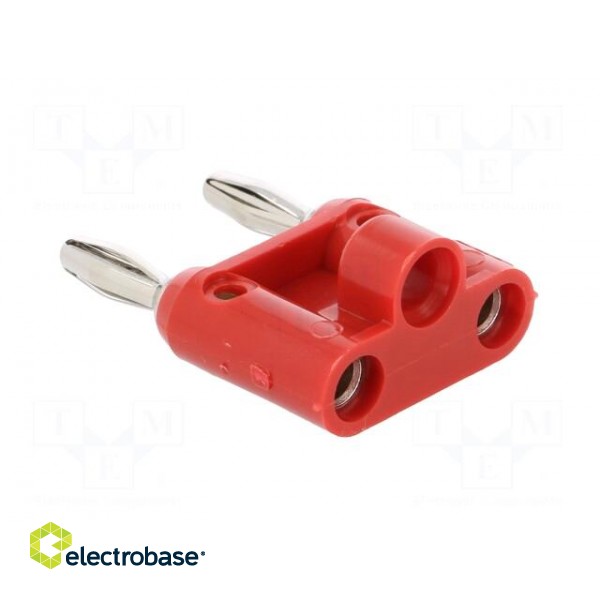 Stackable safety shunt | 15A | 5kV | red | non-insulated | 39.37mm фото 4