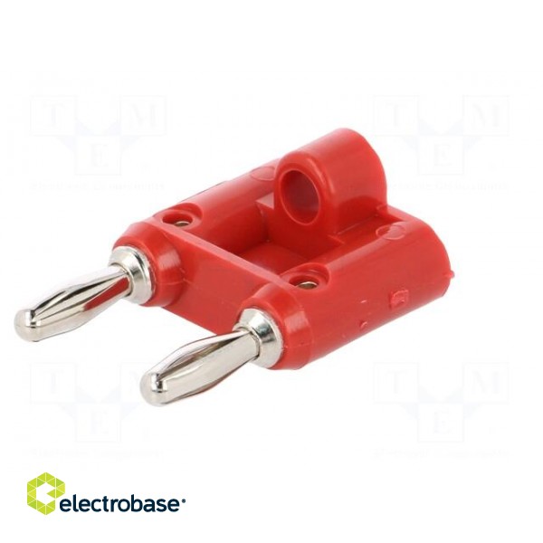 Stackable safety shunt | 15A | 5kV | red | non-insulated | 39.37mm фото 2