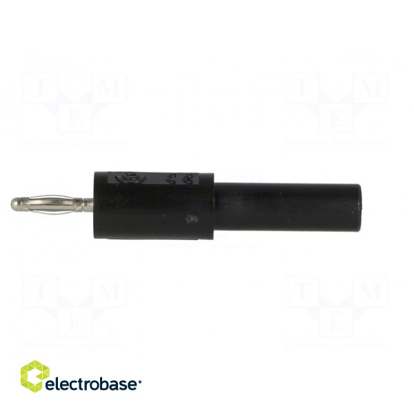 Adapter | 2mm banana | 10A | 33VAC | 70VDC | black image 3