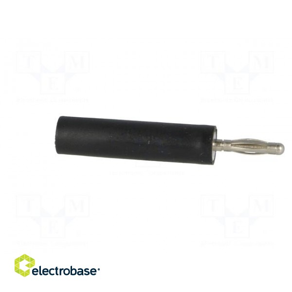 Adapter | 2mm banana | 10A | 60VDC | black | Plating: nickel plated paveikslėlis 7