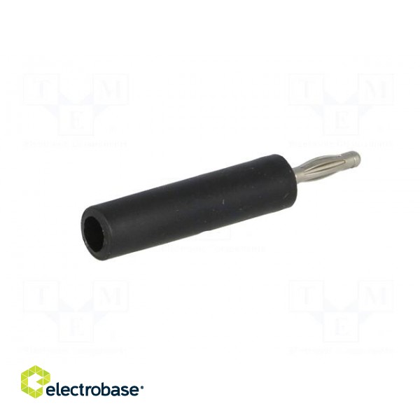 Adapter | 2mm banana | 10A | 60VDC | black | Plating: nickel plated image 6