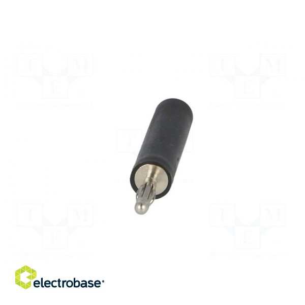 Adapter | 2mm banana | 10A | 60VDC | black | Plating: nickel plated фото 9