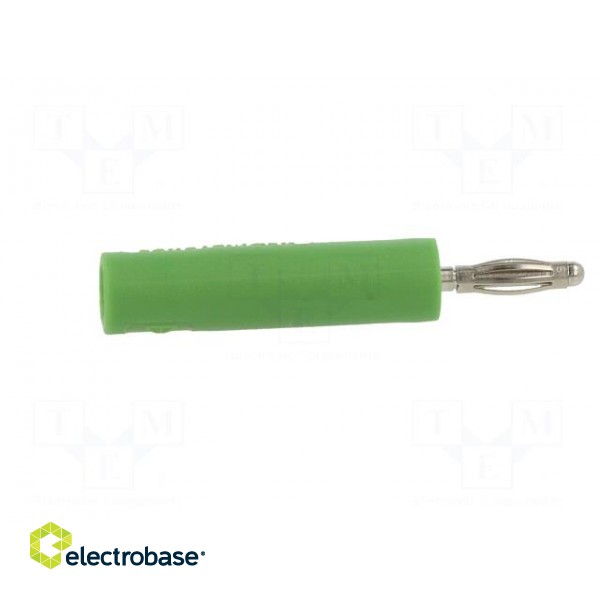 Adapter | 2mm banana | 10A | 70VDC | green | nickel plated | 35.5mm image 7