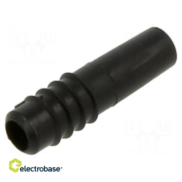 Accessories: plug case | black | Overall len: 12mm | Socket size: 1mm