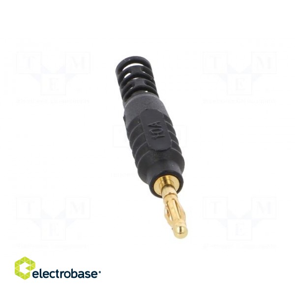 Plug | 2mm banana | 10A | 30VAC | 60VDC | black | Connection: soldering фото 9
