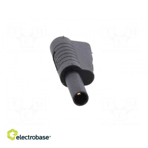 Plug | 2mm banana | 10A | 30VAC | 60VDC | black | Connection: soldering фото 9