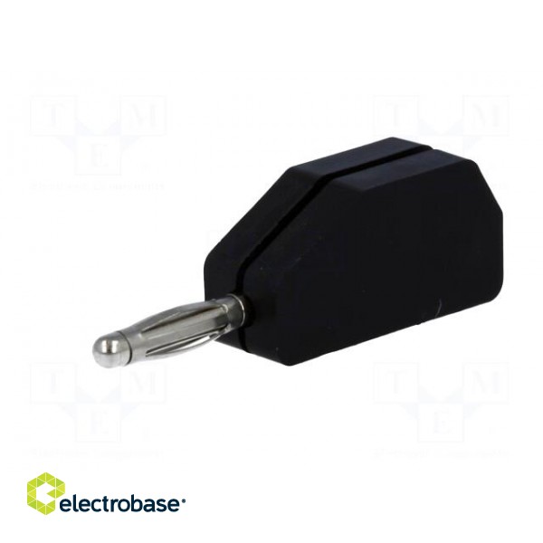 Plug | 2mm banana | 10A | 33VAC | 70VDC | black | Connection: soldering image 2