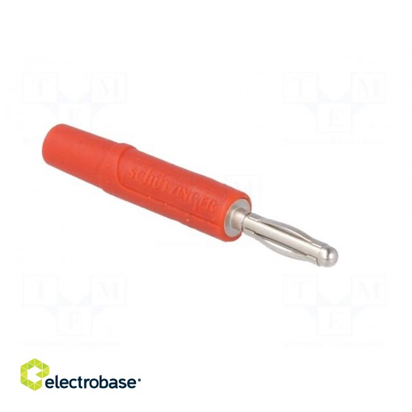 Plug | 2mm banana | 10A | 70VDC | red | Plating: nickel plated | -25÷90°C image 8