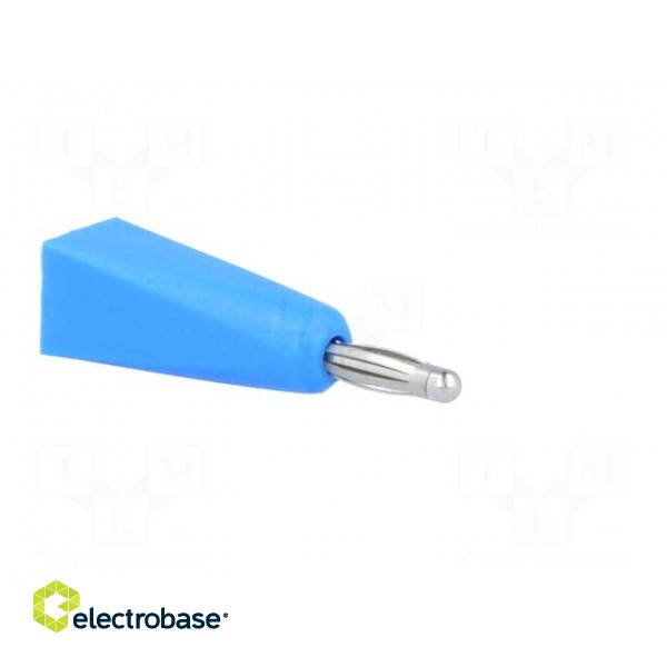 Plug | 2mm banana | 5A | blue | Mounting: on cable image 8