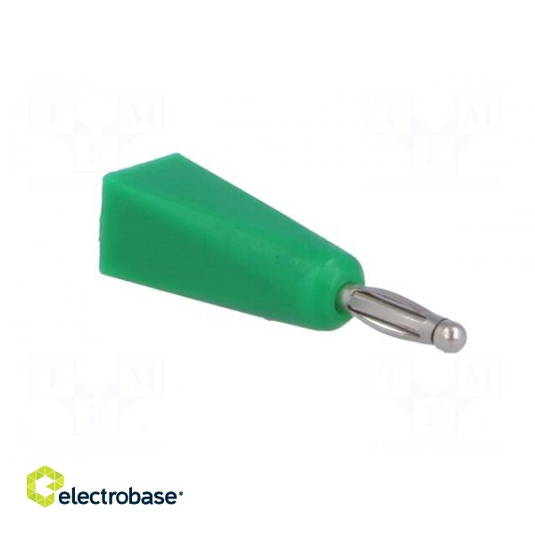 Plug | 2mm banana | 5A | green | Mounting: on cable фото 8