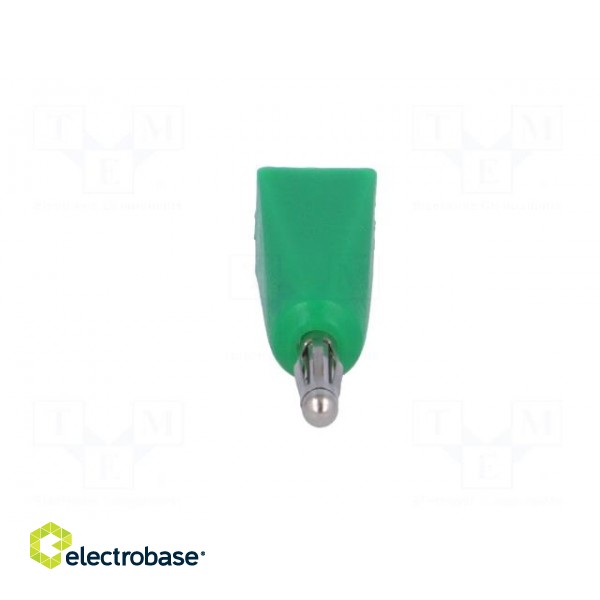 Plug | 2mm banana | 5A | green | Mounting: on cable фото 9
