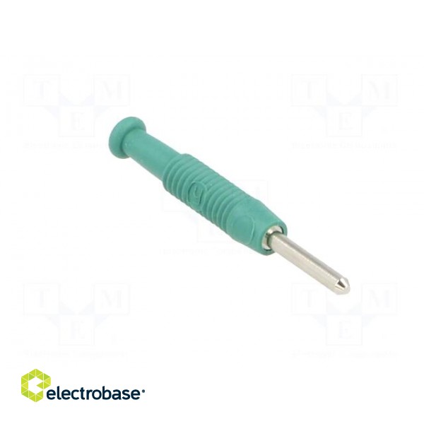 Plug | 2mm banana | 6A | 60VDC | green | Plating: nickel plated | Ø: 2.1mm image 8