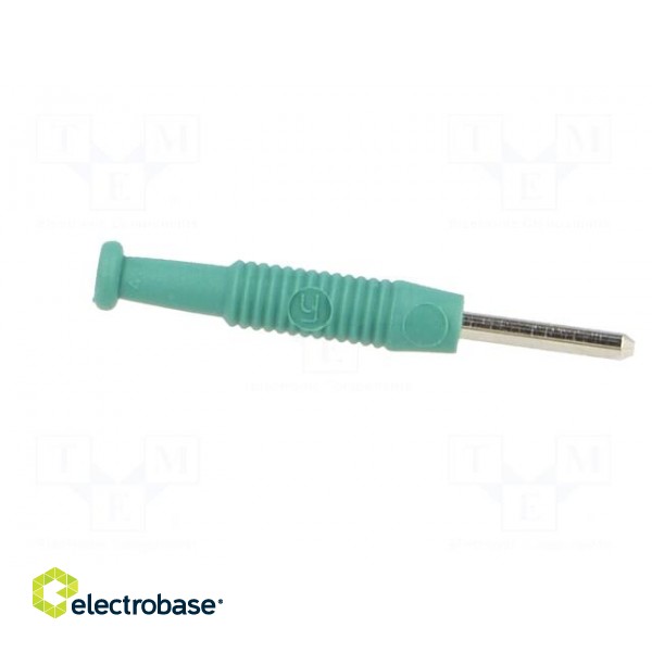Plug | 2mm banana | 6A | 60VDC | green | Plating: nickel plated | Ø: 2.1mm image 7