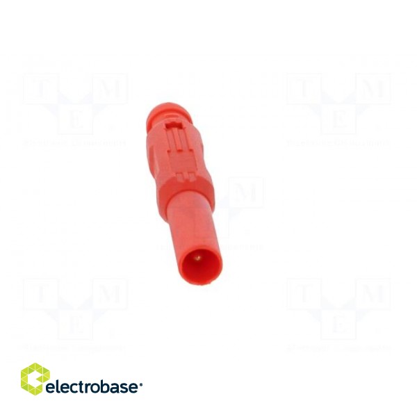 Plug | 2mm banana | red | Max.wire diam: 2.7mm | Overall len: 39.7mm image 10