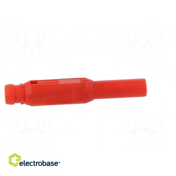 Plug | 2mm banana | red | Max.wire diam: 2.7mm | Overall len: 39.7mm image 8