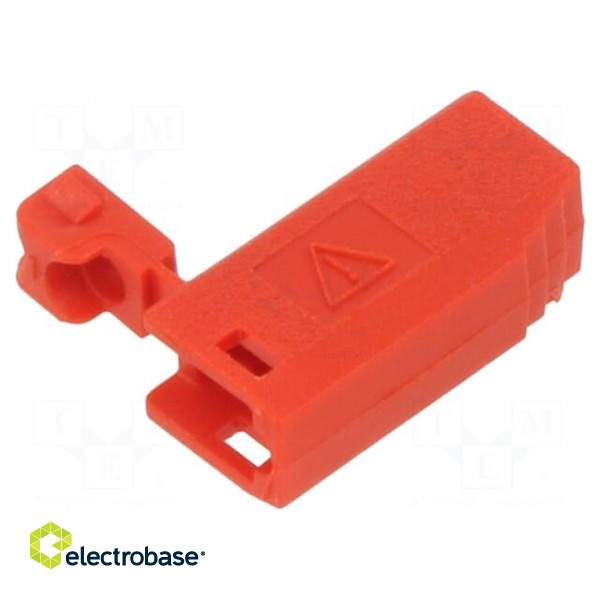 Accessories: plug case | red | Overall len: 15.5mm | Socket size: 2mm