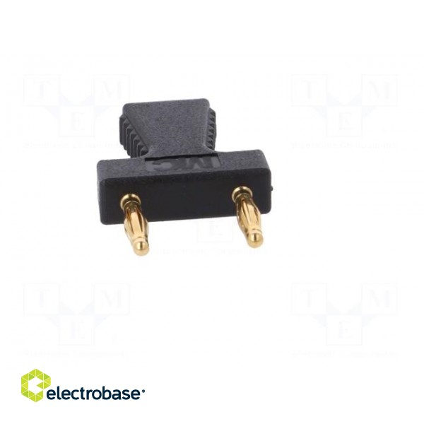 Stackable safety shunt | 10A | black | Plating: gold-plated | 30.4mm image 10