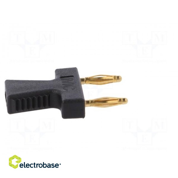Stackable safety shunt | 10A | black | Plating: gold-plated | 30.4mm image 8