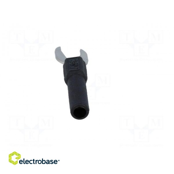 Adapter | banana 4mm socket,fork terminal | 60VDC | 36A | black | 51mm image 5