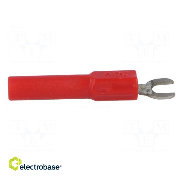 Adapter | banana 4mm socket,fork terminal | 60VDC | 36A | red | 43mm image 7